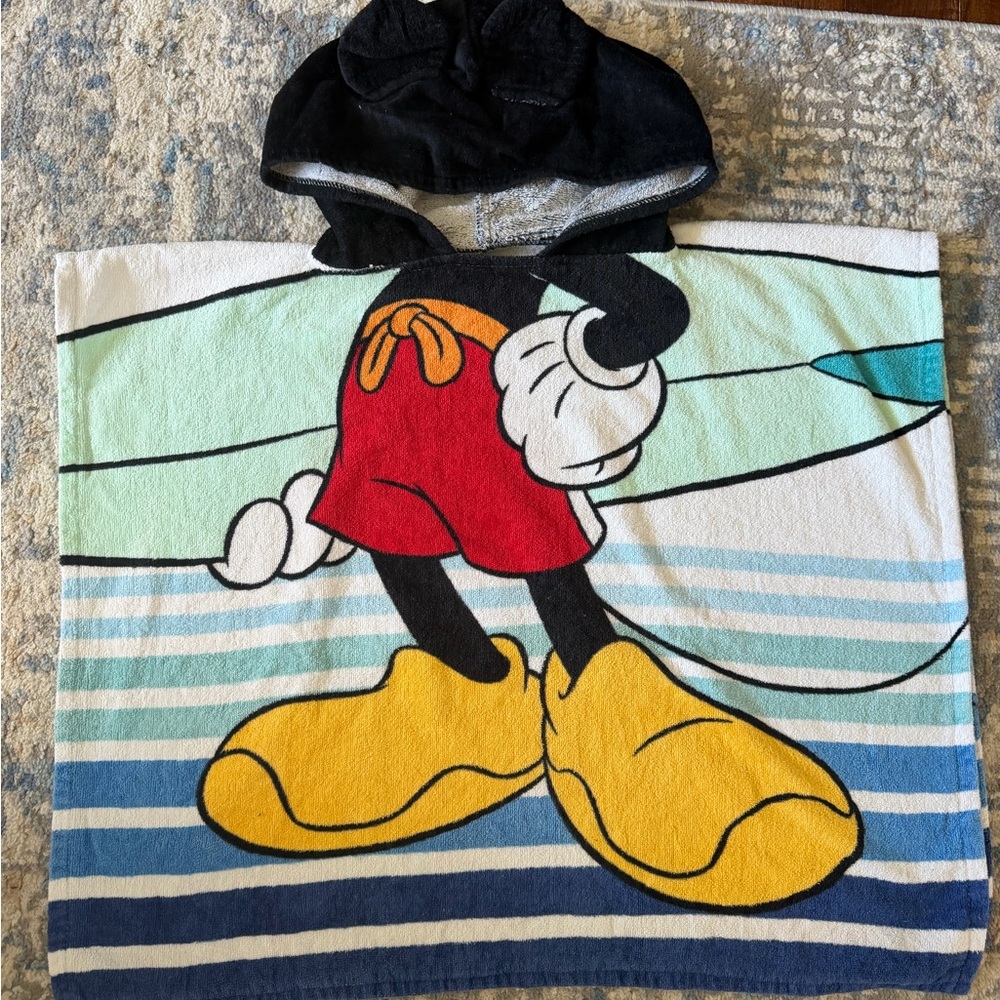 Mickey Mouse Hooded Towel